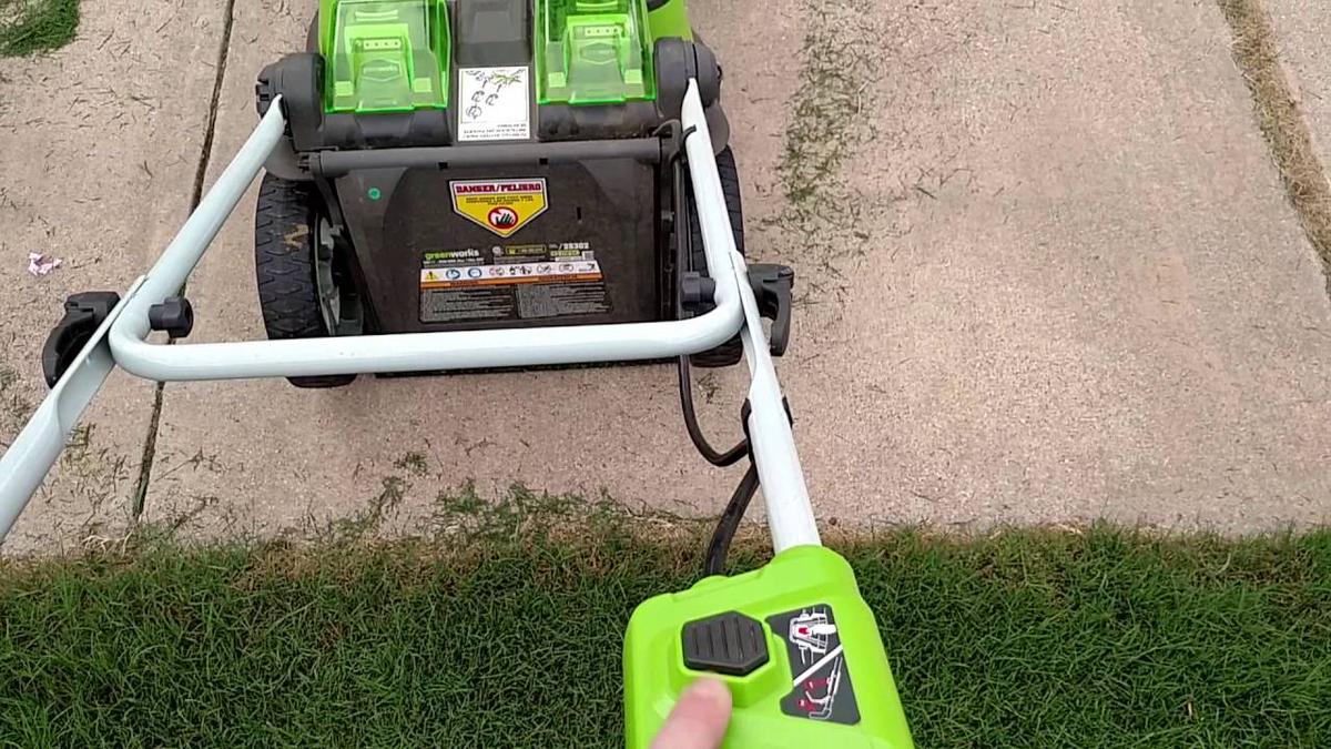 'Video thumbnail for Continued review of GreenWorks Twin Force G-MAX 40V.'